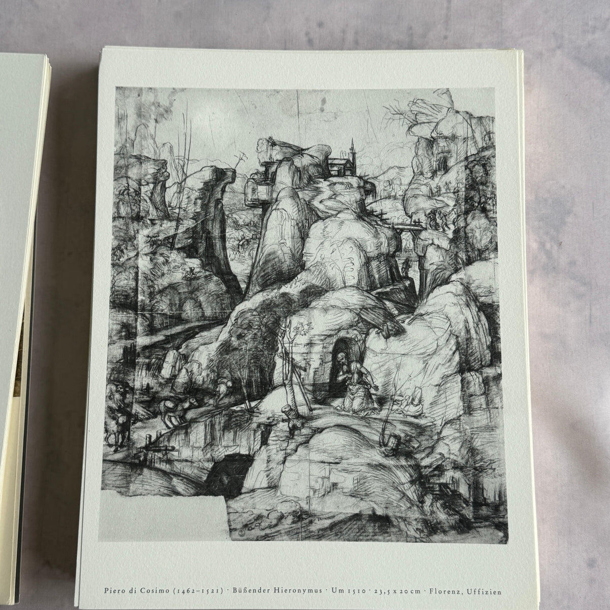 Piero di Cosimo Penitent Saint Jerome plate