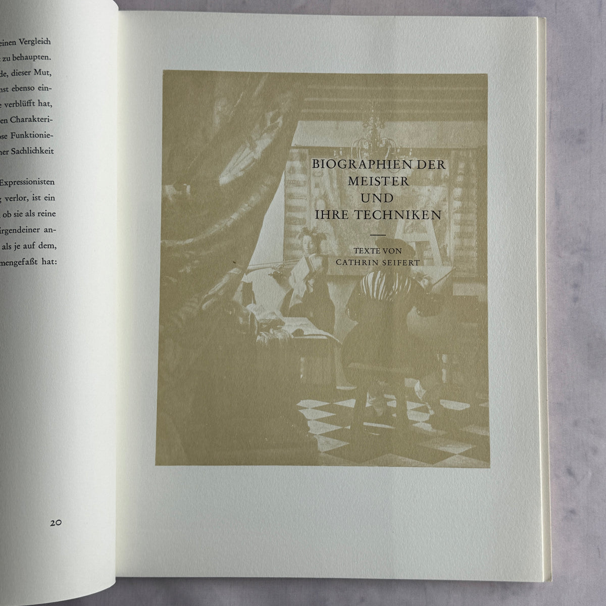 Biographies of the masters section page