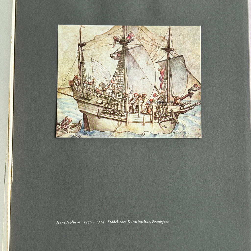 Hans Holbein ship drawing reproduction