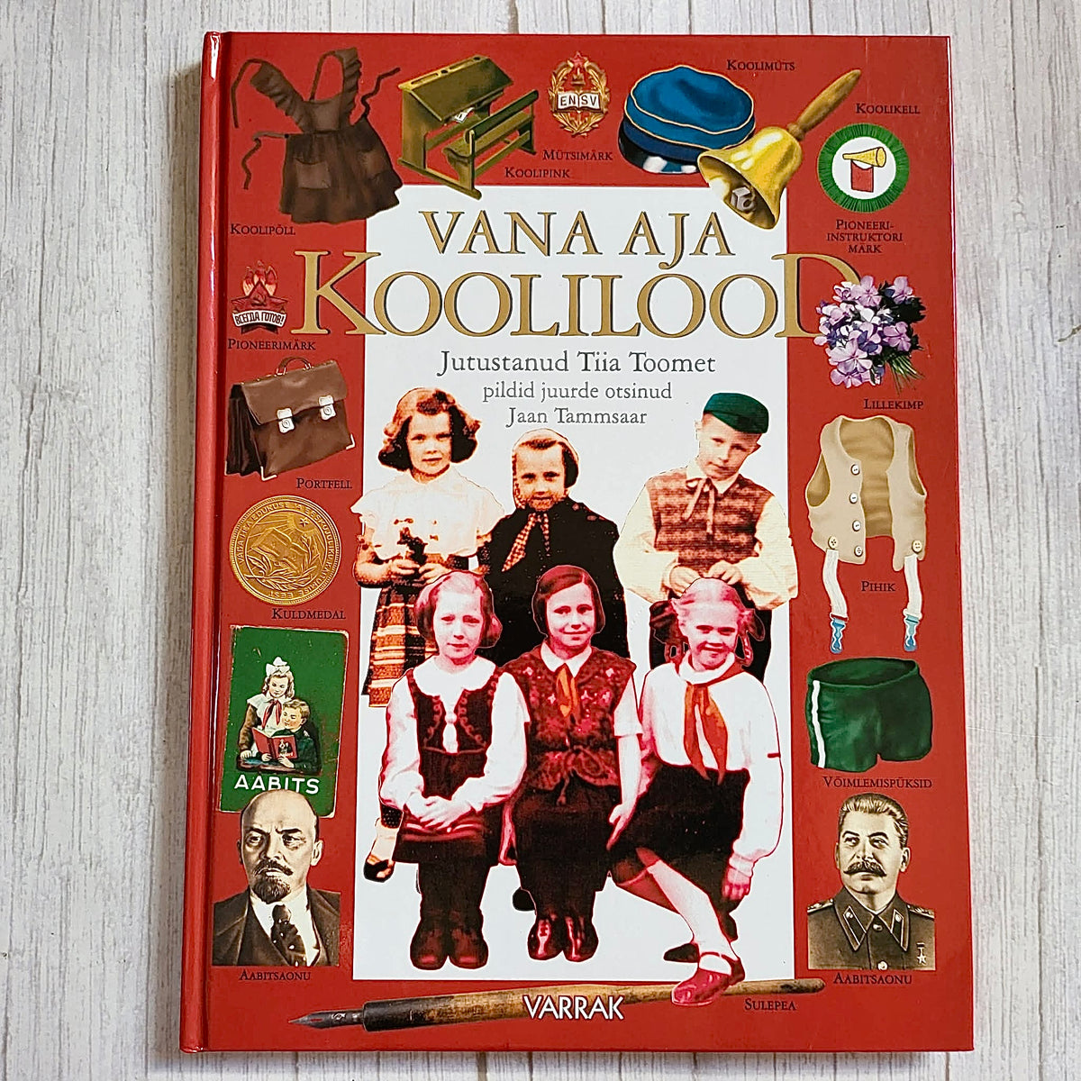 Vintage Estonian Book Vana aja koolilood – Soviet School Days, Tiia Toomet 2001