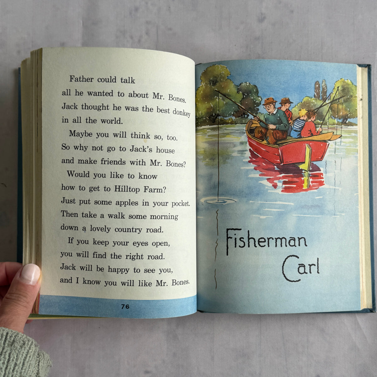 Fisherman Carl color illustration
