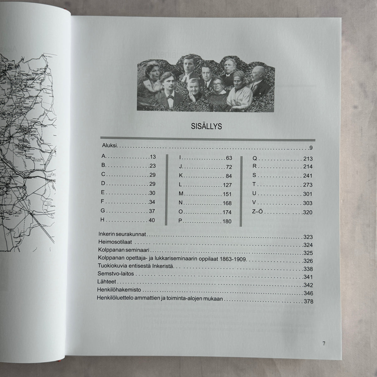 Table of contents, A to Ö