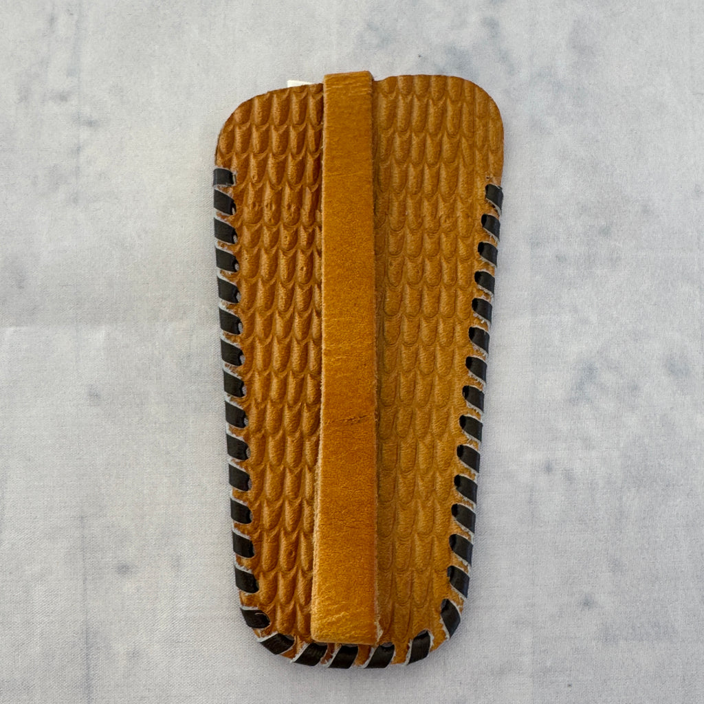 1981 Soviet Leather Key Holder Riga Latvia NOS w/ Tag – Embossed Retro Key Case Wallet