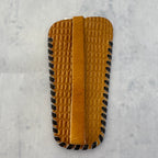 1981 Soviet Leather Key Holder Riga Latvia NOS w/ Tag – Embossed Retro Key Case Wallet