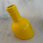 Mid Century Ceramic Vase Set Yellow Teal Bottle Shape Bud Vases Retro Decor