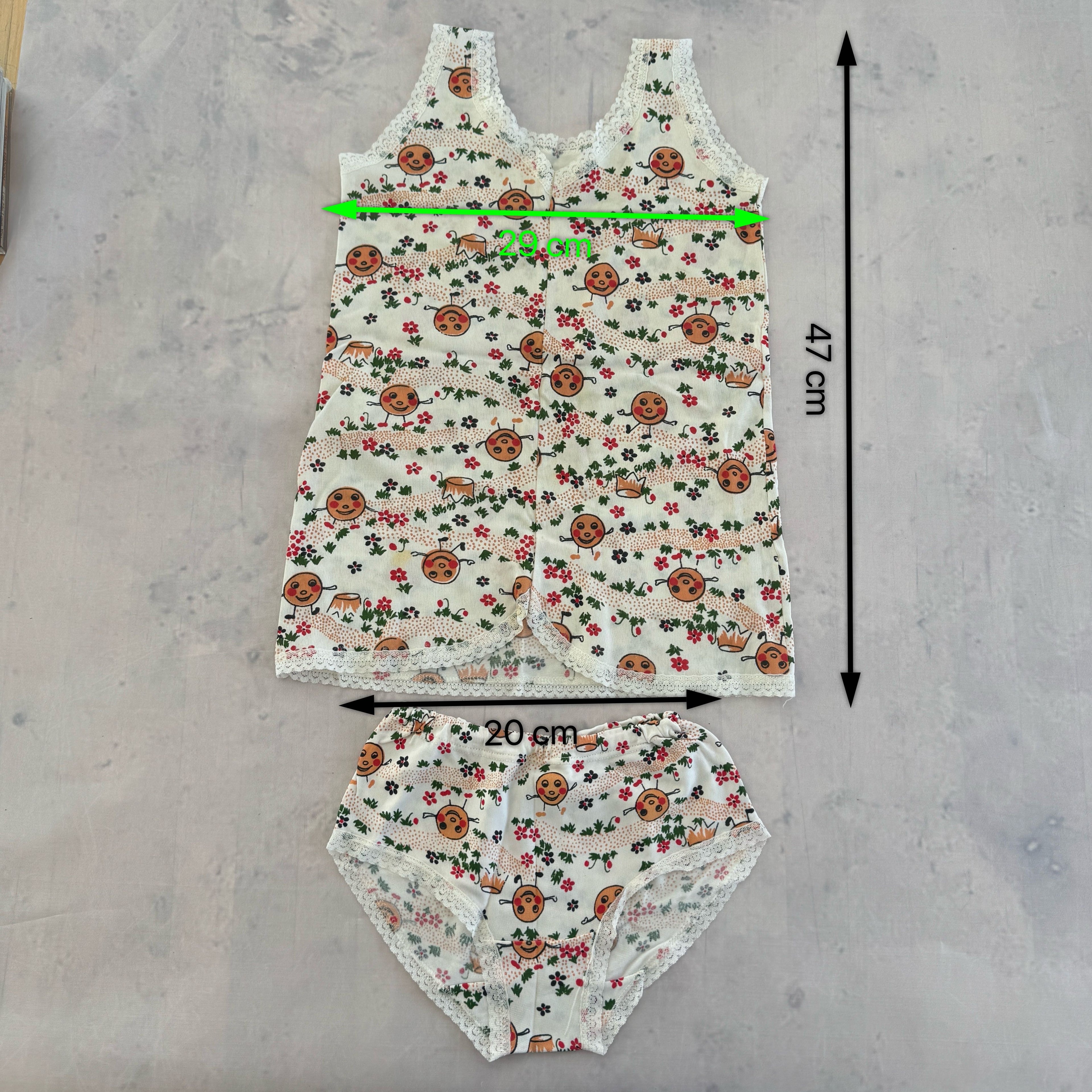 Vintage Soviet Kids Underwear Set