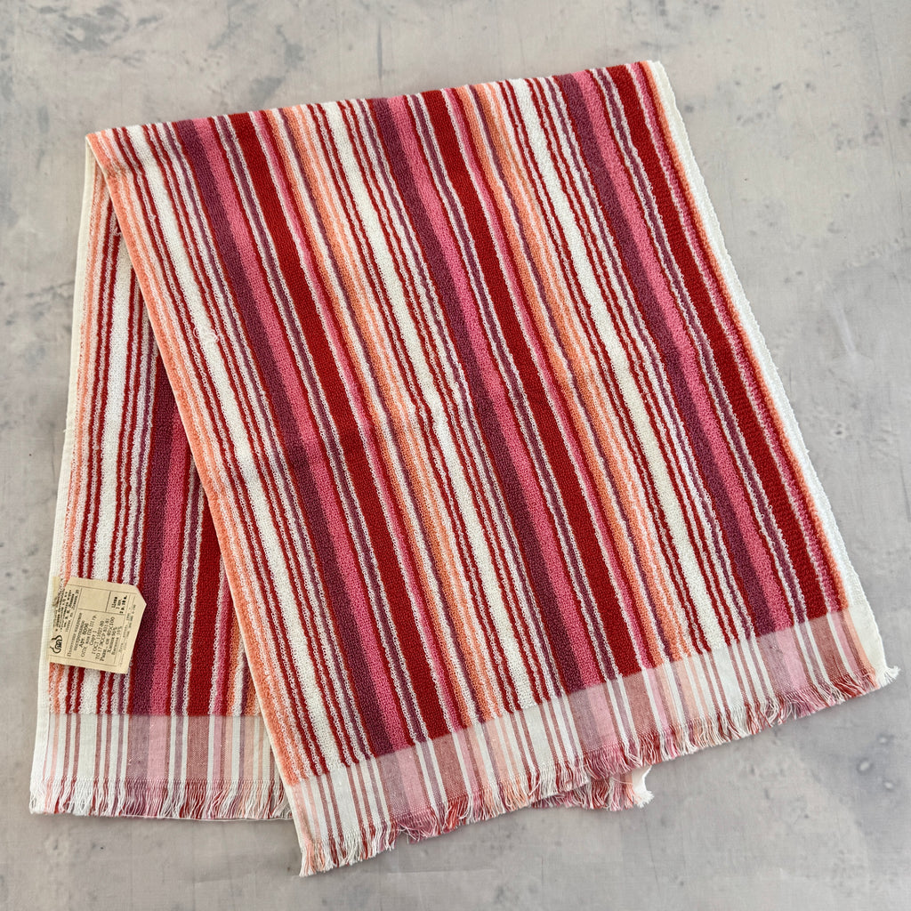 Kreenholm Striped Terry Towel with Original Label 1990