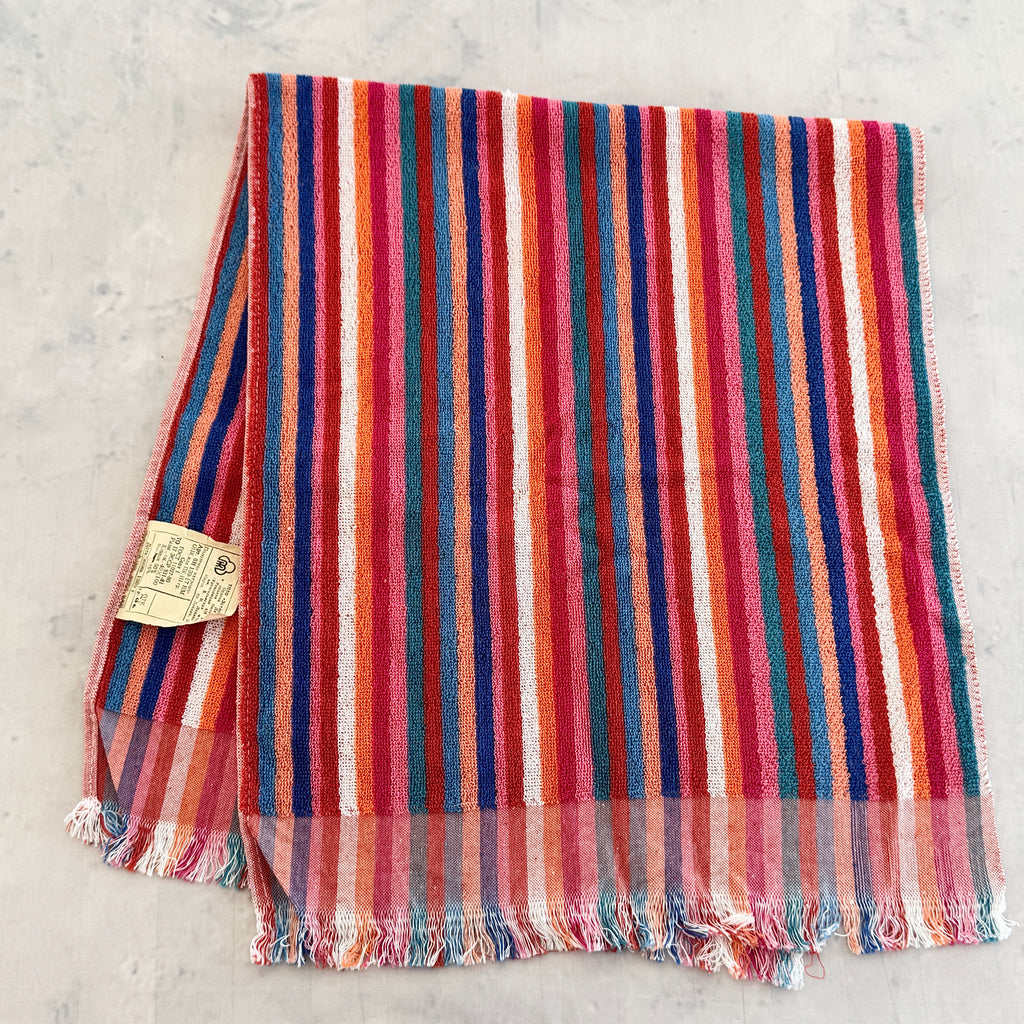 Kreenholm Striped Terry Towel 1989 – NOS Soviet Cotton Textile
