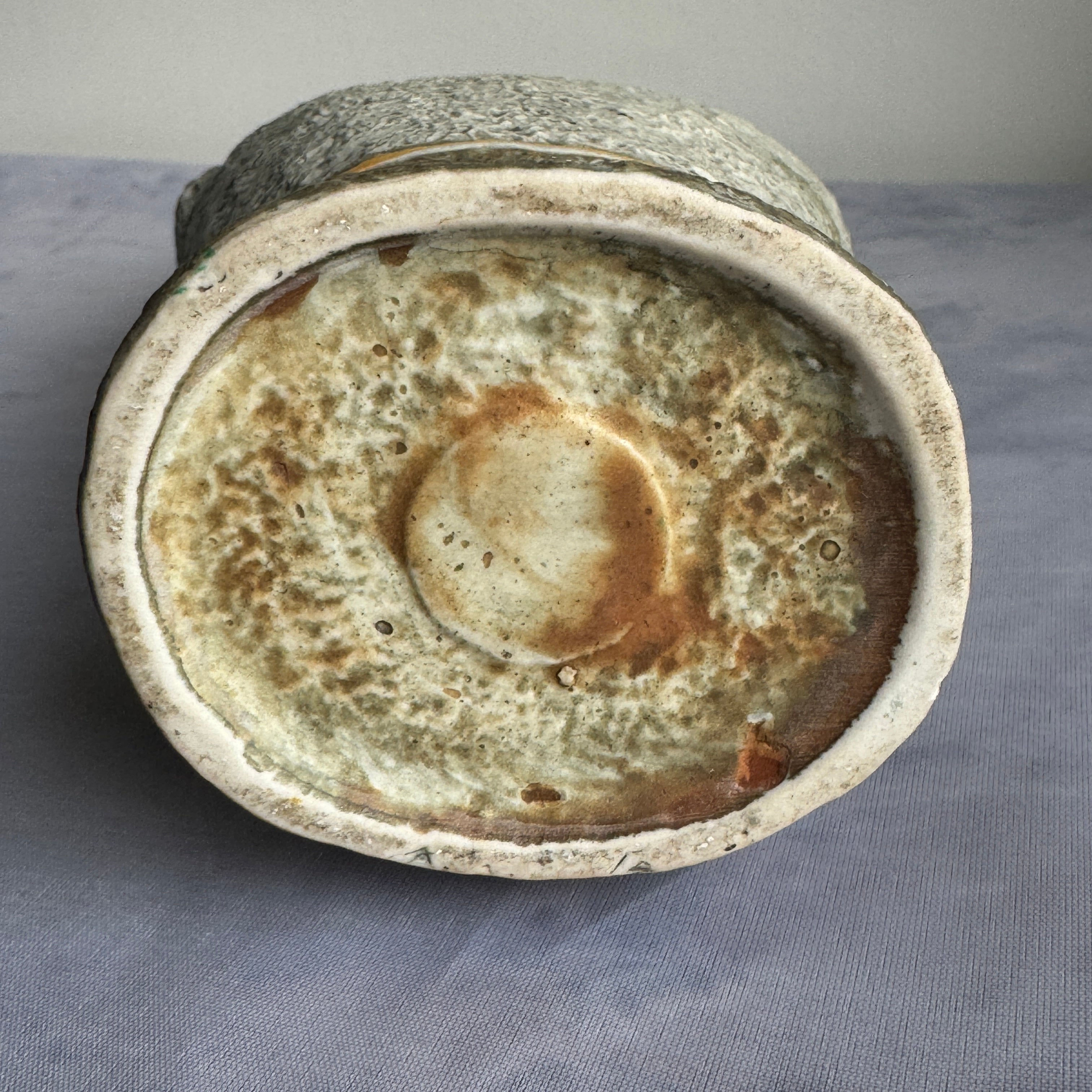 intage Egyptian Amphora Vase – Mid Century Ceramic Sculptural Decor (39 cm)