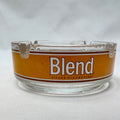 Vintage Blend Cigarettes Glass Ashtray | Tobacco Advertising Collectible