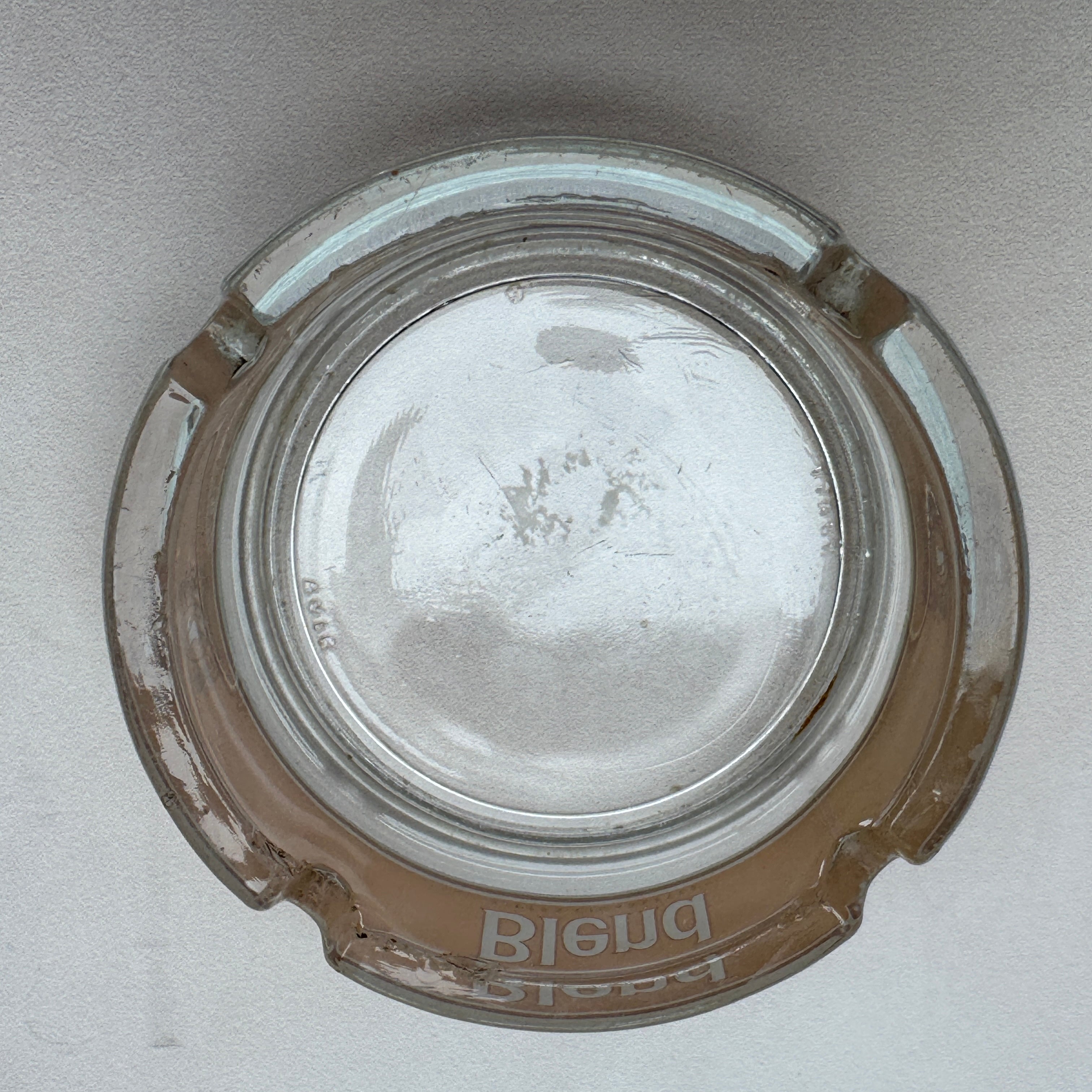 Vintage Blend Cigarettes Glass Ashtray | Tobacco Advertising Collectible