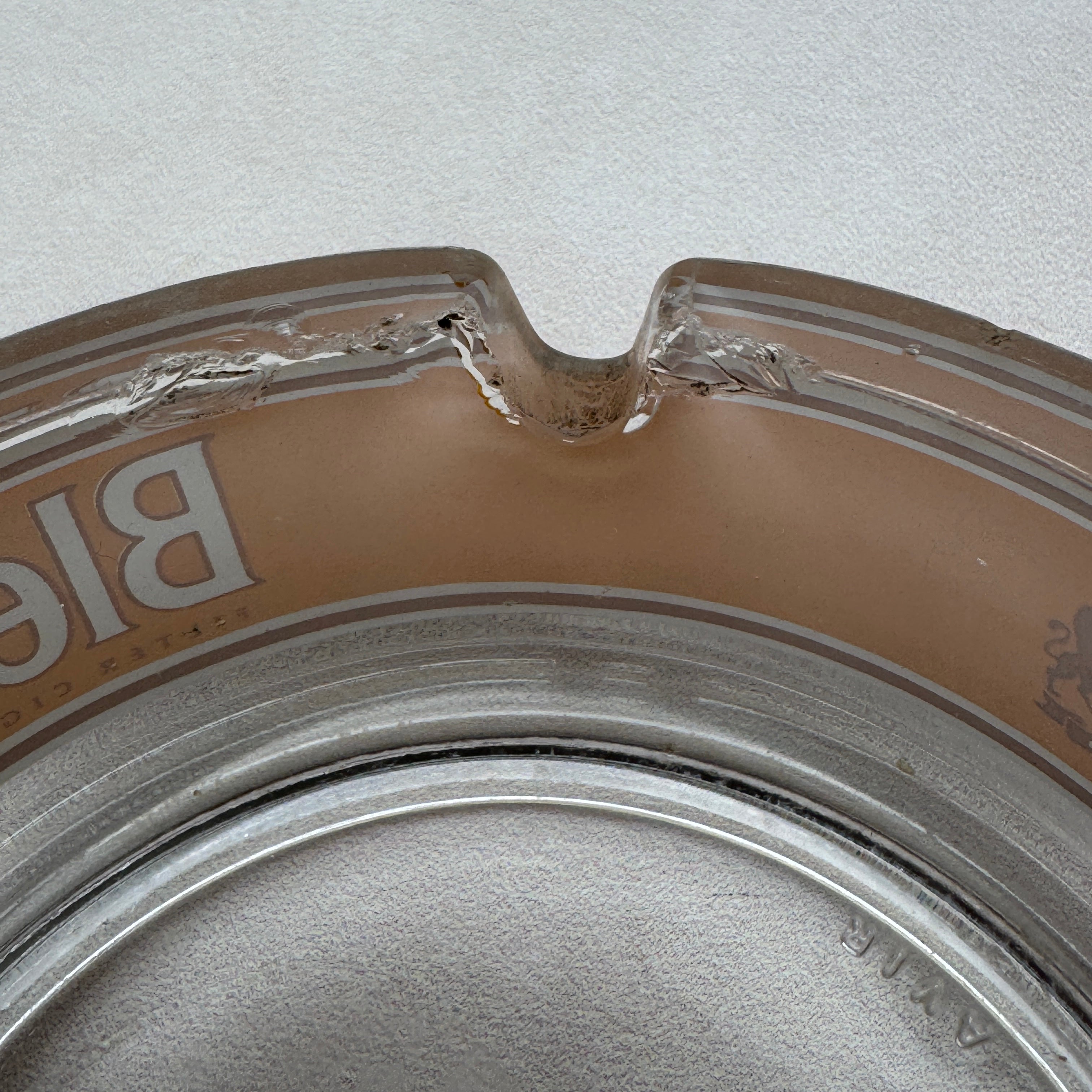 Vintage Blend Cigarettes Glass Ashtray | Tobacco Advertising Collectible