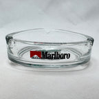 Vintage Marlboro O'Leary's Sports Bar Glass Advertising Ashtray