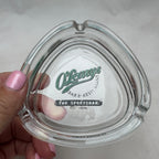 Vintage Marlboro O'Leary's Sports Bar Glass Advertising Ashtray