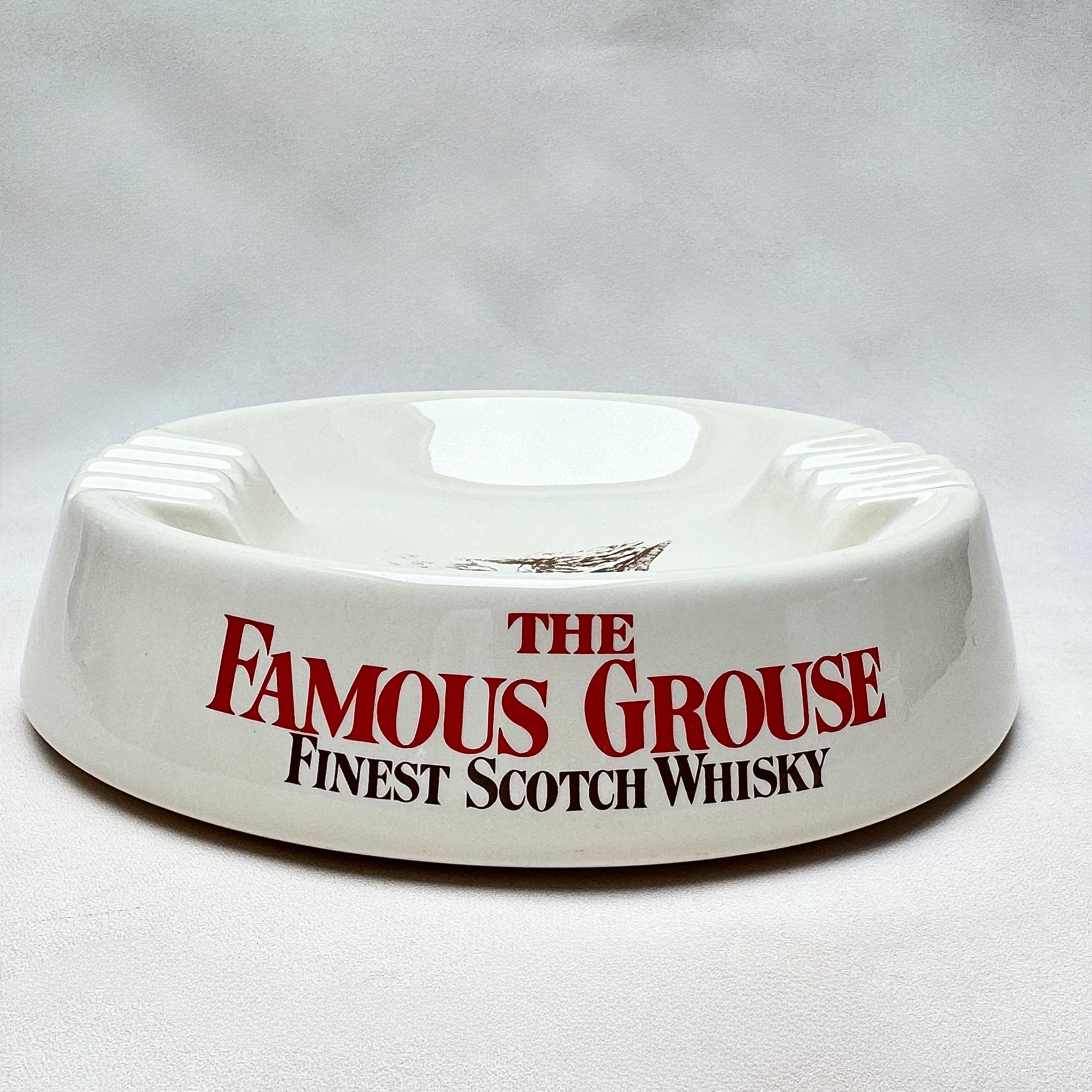 Vintage The Famous Grouse Scotch Whisky Advertising Ashtray