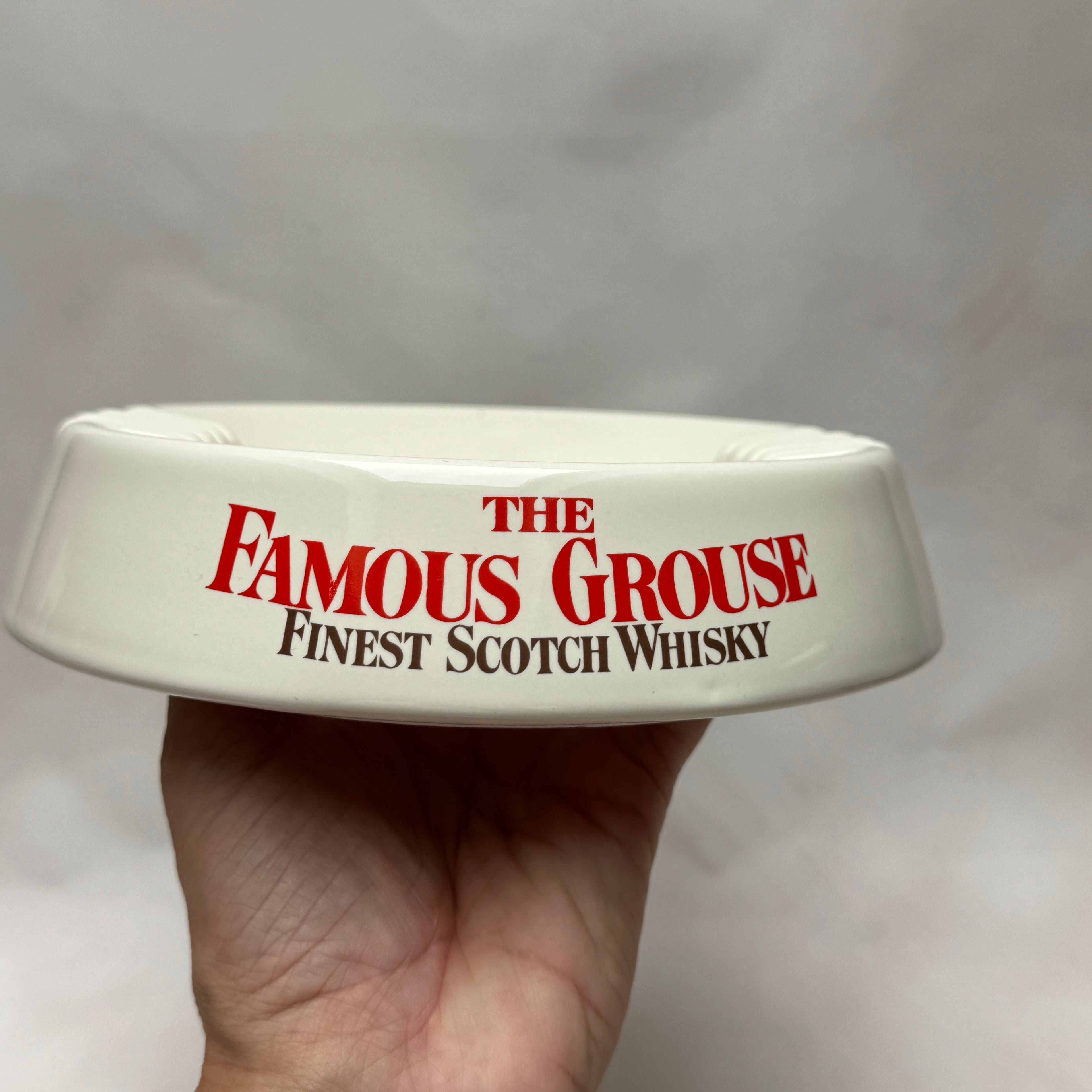 Vintage The Famous Grouse Scotch Whisky Advertising Ashtray