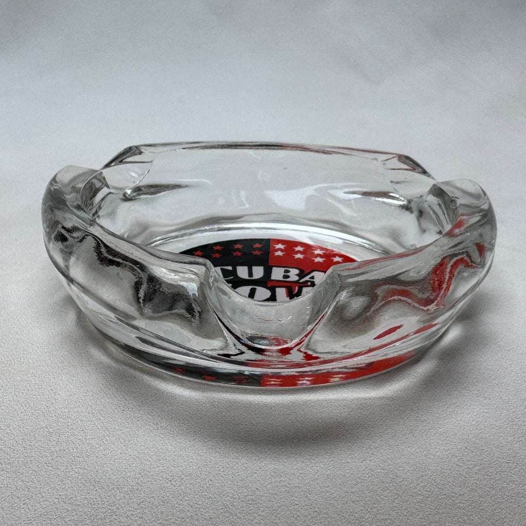 Vintage Cuba Cola Swedish Advertising Glass Ashtray