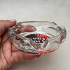 Vintage Cuba Cola Swedish Advertising Glass Ashtray