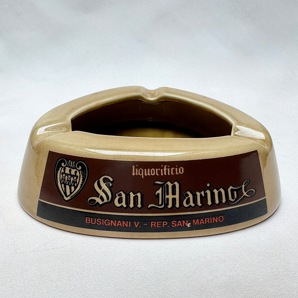 Vintage San Marino Liquor Advertising Ceramic Ashtray – Tilus Amaro al Tartufo