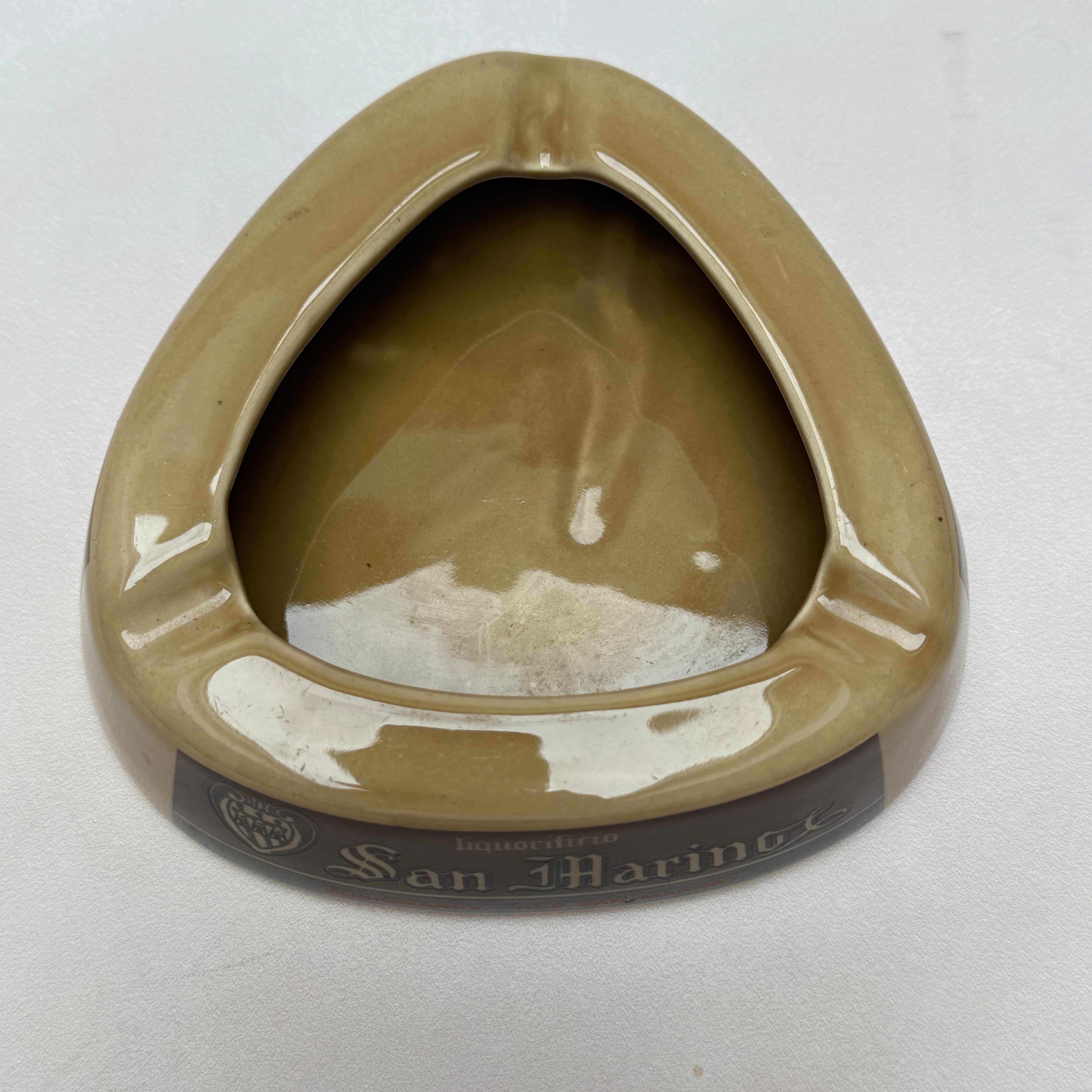 Vintage San Marino Liquor Advertising Ceramic Ashtray – Tilus Amaro al Tartufo