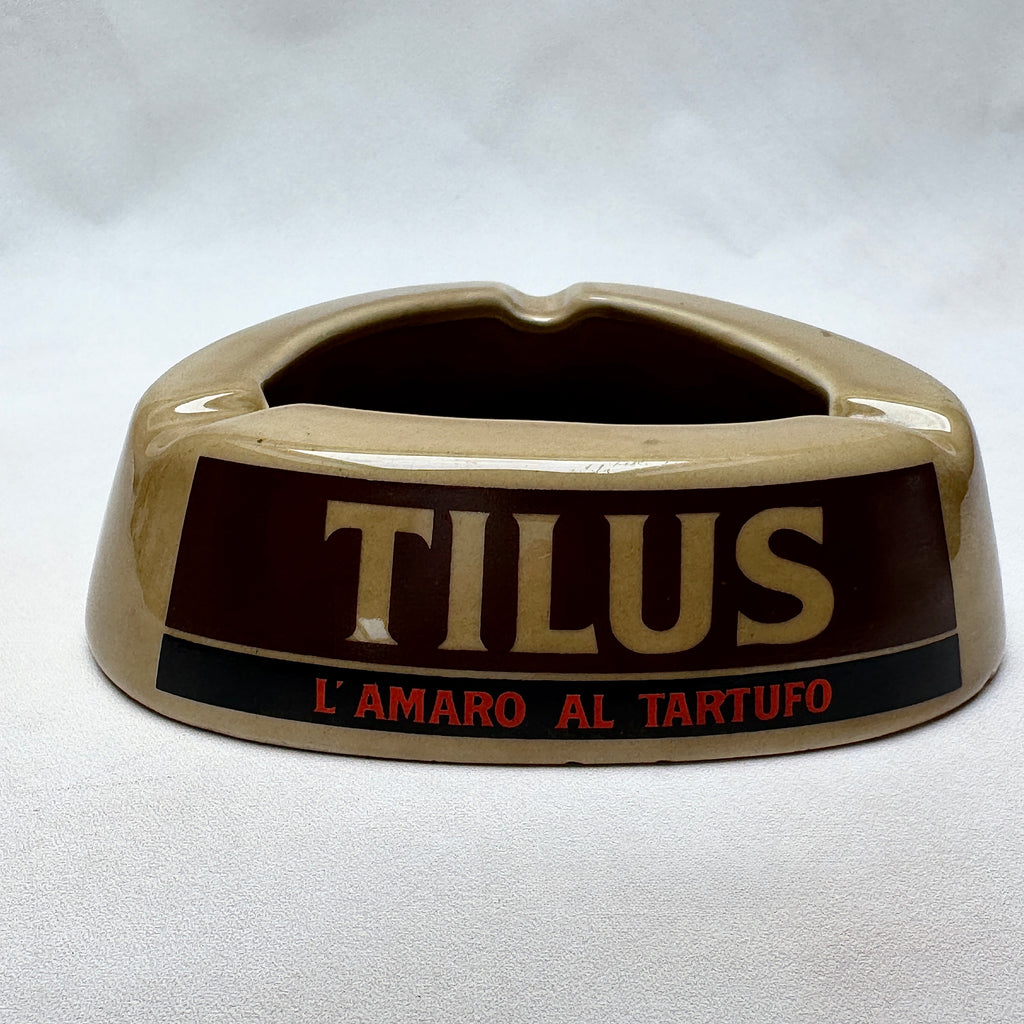 Vintage San Marino Liquor Advertising Ceramic Ashtray – Tilus Amaro al Tartufo