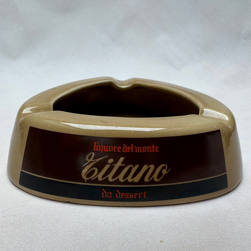 Vintage San Marino Liquor Advertising Ceramic Ashtray – Tilus Amaro al Tartufo