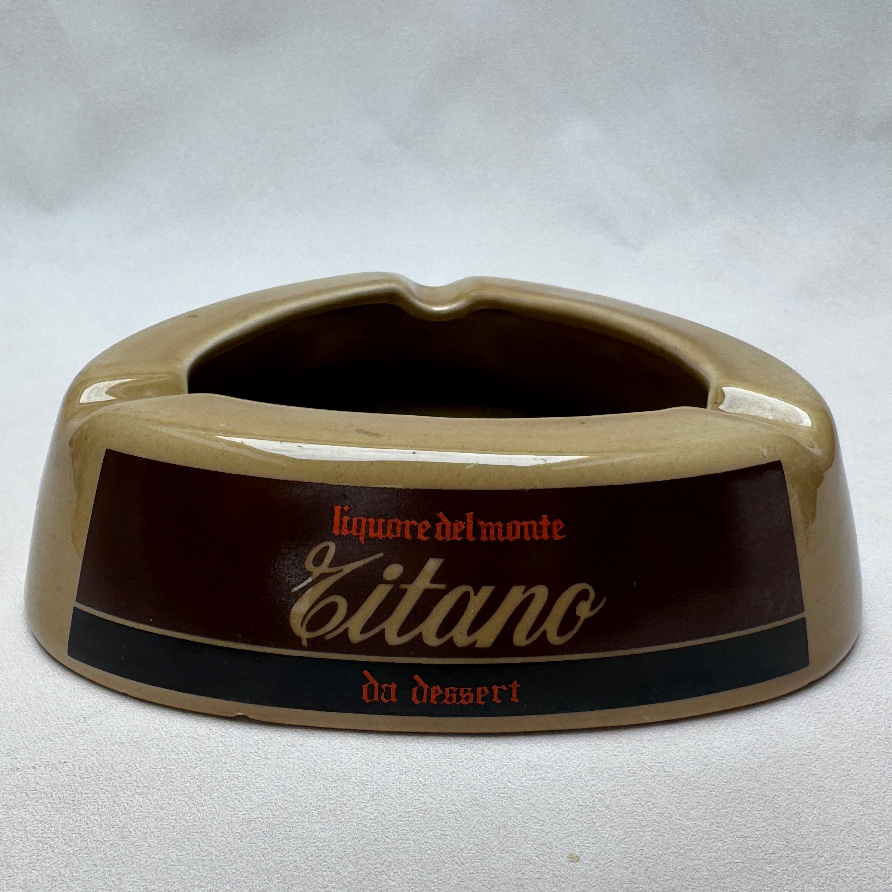 Vintage San Marino Liquor Advertising Ceramic Ashtray – Tilus Amaro al Tartufo