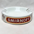 Vintage Smirnoff Vodka Advertising Ceramic Ashtray – Made in Britain