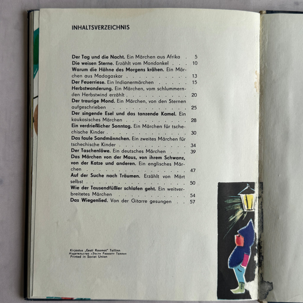Abendmärchen (1971) – German Fairy Tale Book by Juhan Saar