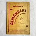 Mūzikas Almanachs No. 25 – Vintage Latvian Sheet Music Book | Riga, Kazanova