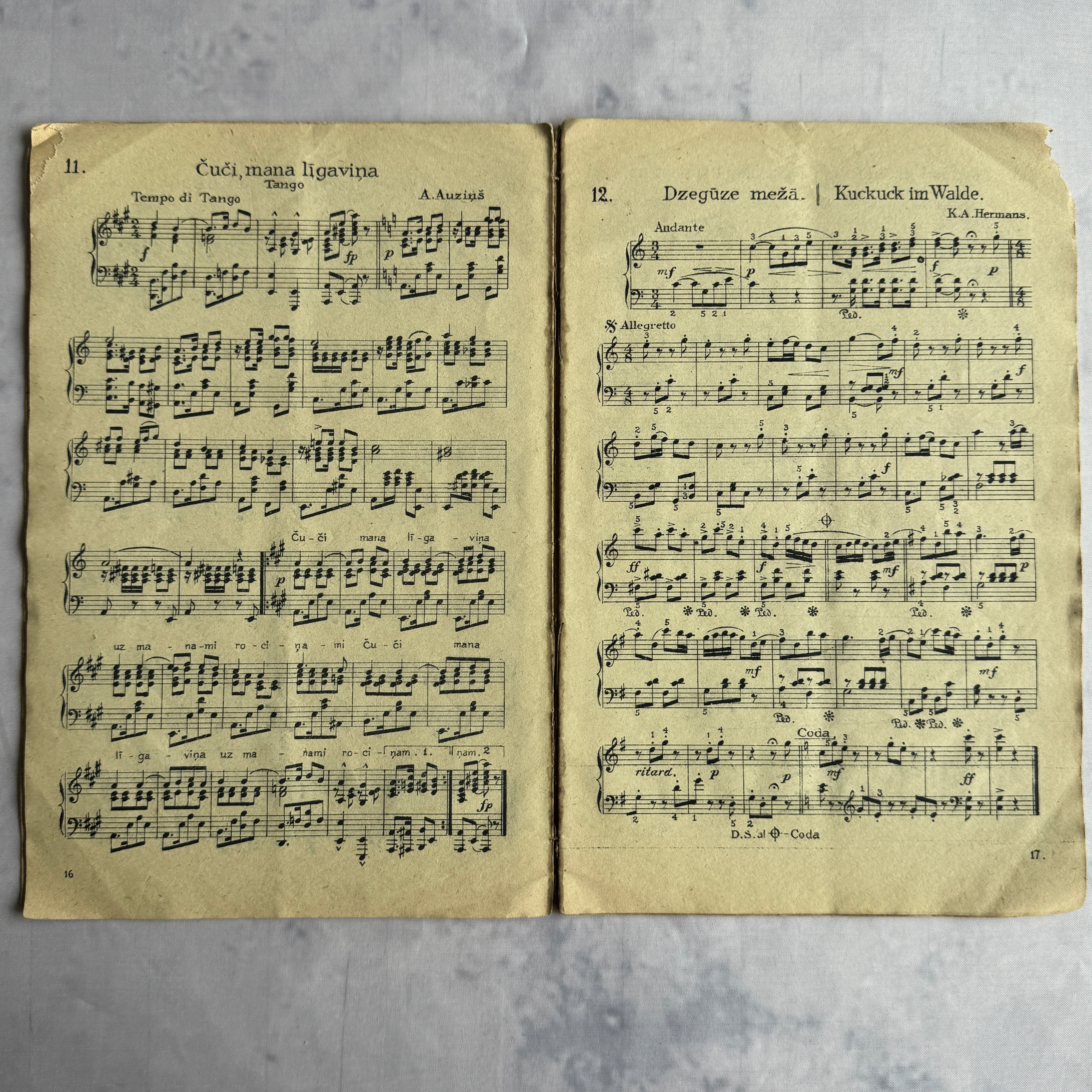 Mūzika Visiem (1935) – Latvian Multilingual Sheet Music Anthology