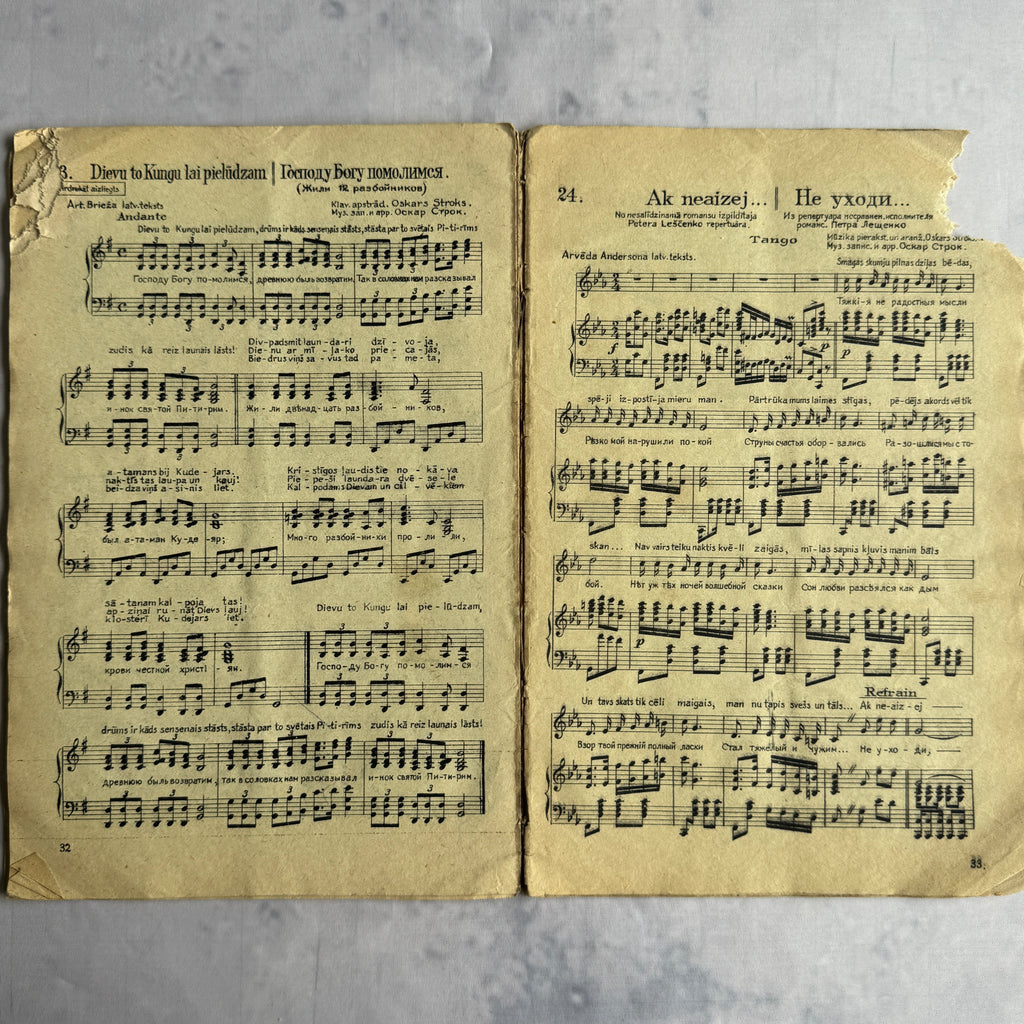 Mūzika Visiem (1935) – Latvian Multilingual Sheet Music Anthology