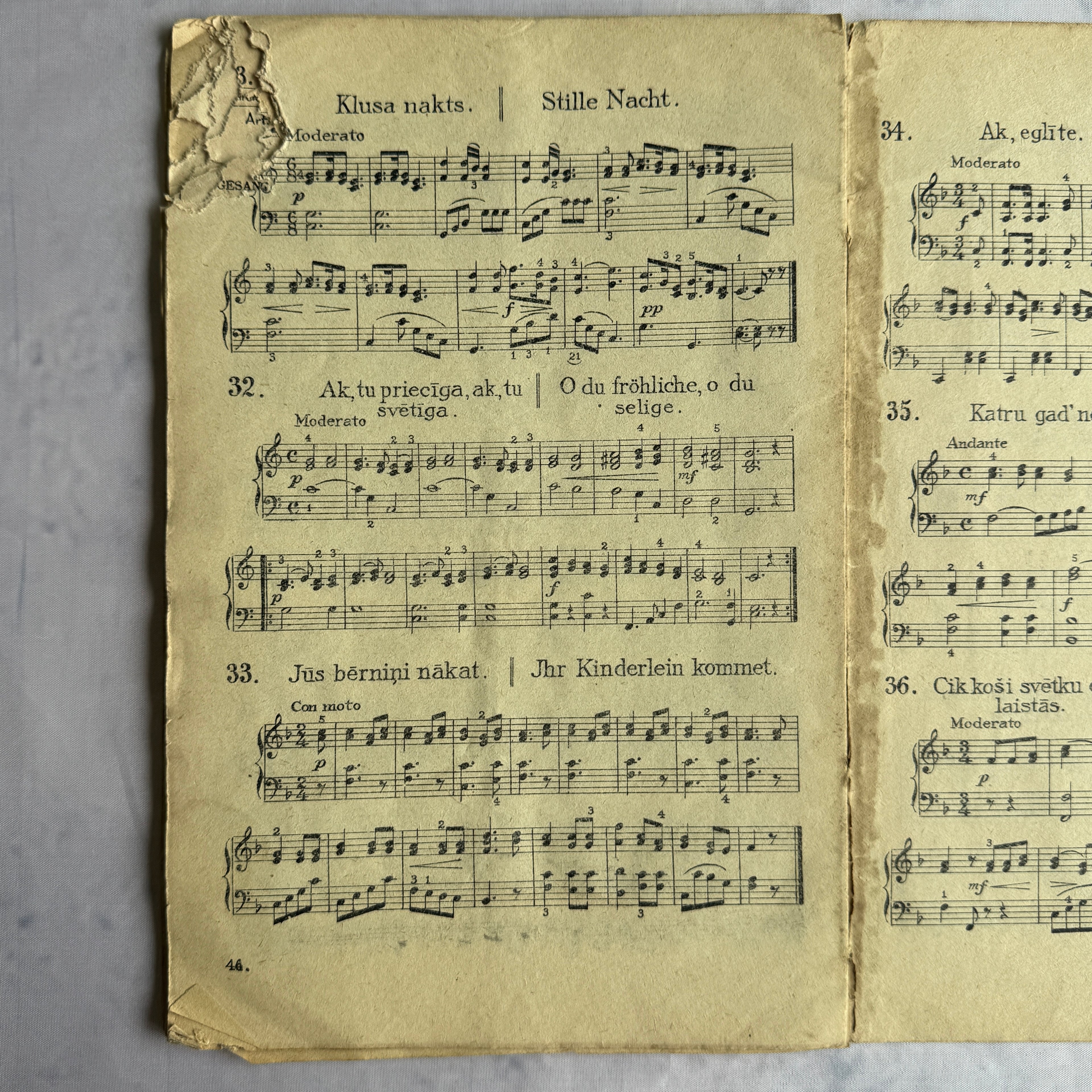 Mūzika Visiem (1935) – Latvian Multilingual Sheet Music Anthology