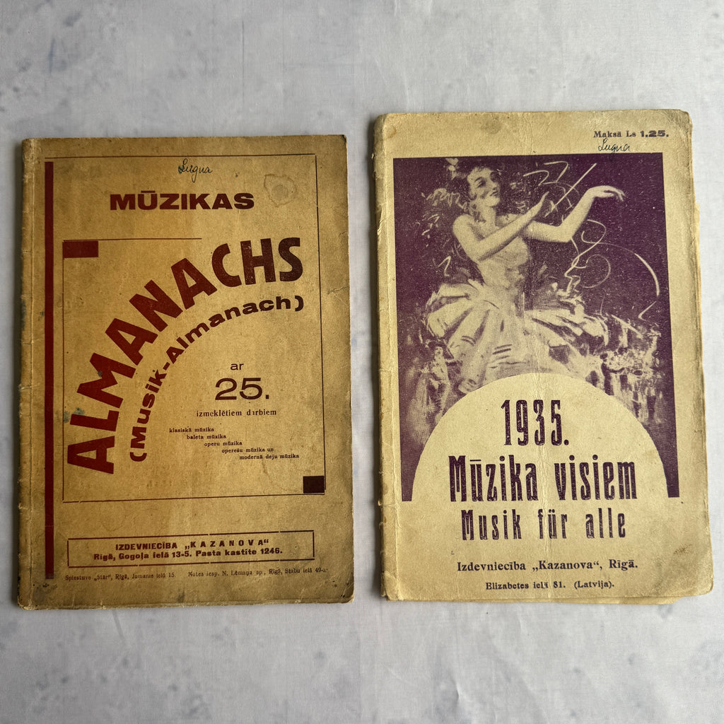 Mūzika Visiem (1935) – Latvian Multilingual Sheet Music Anthology