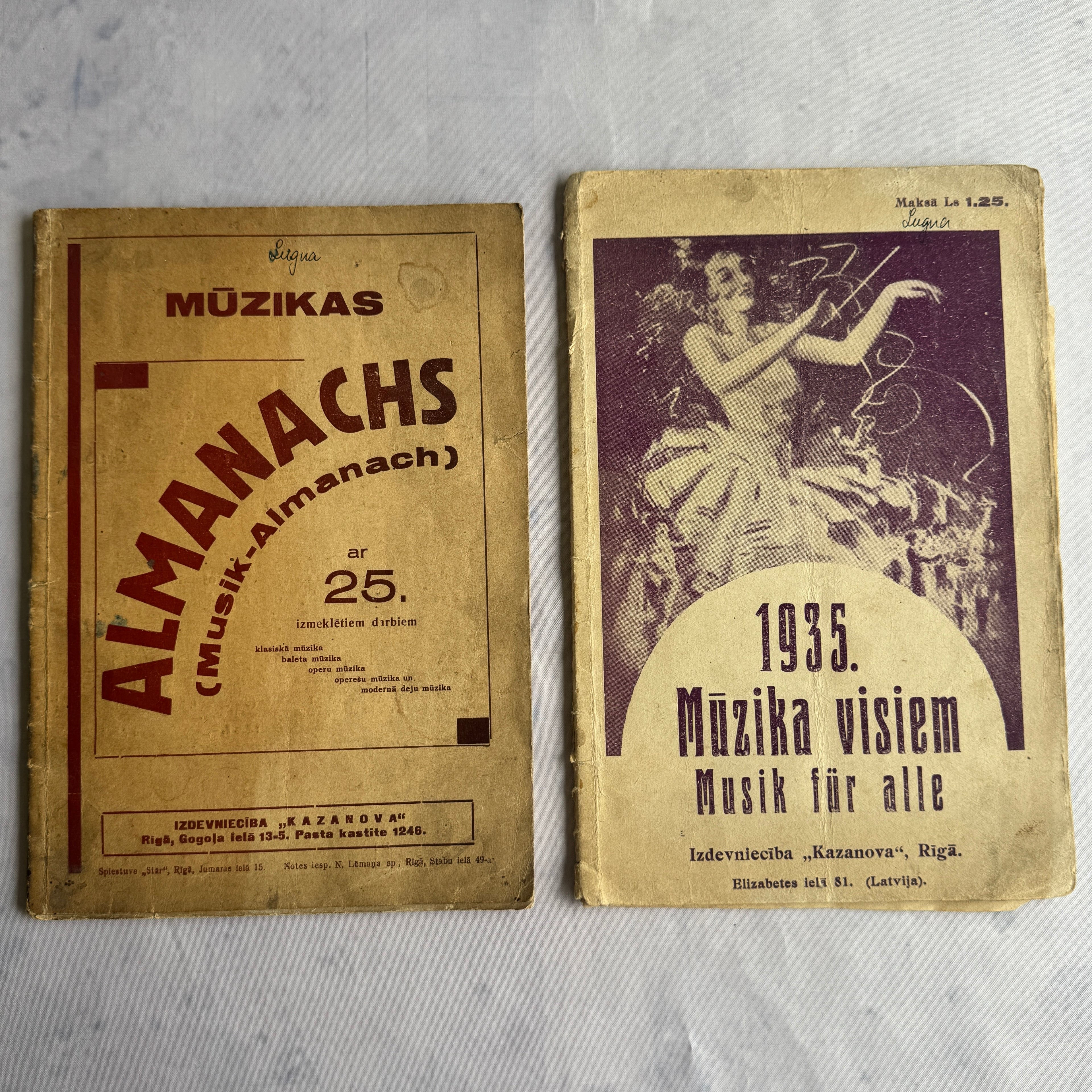 Mūzika Visiem (1935) – Latvian Multilingual Sheet Music Anthology