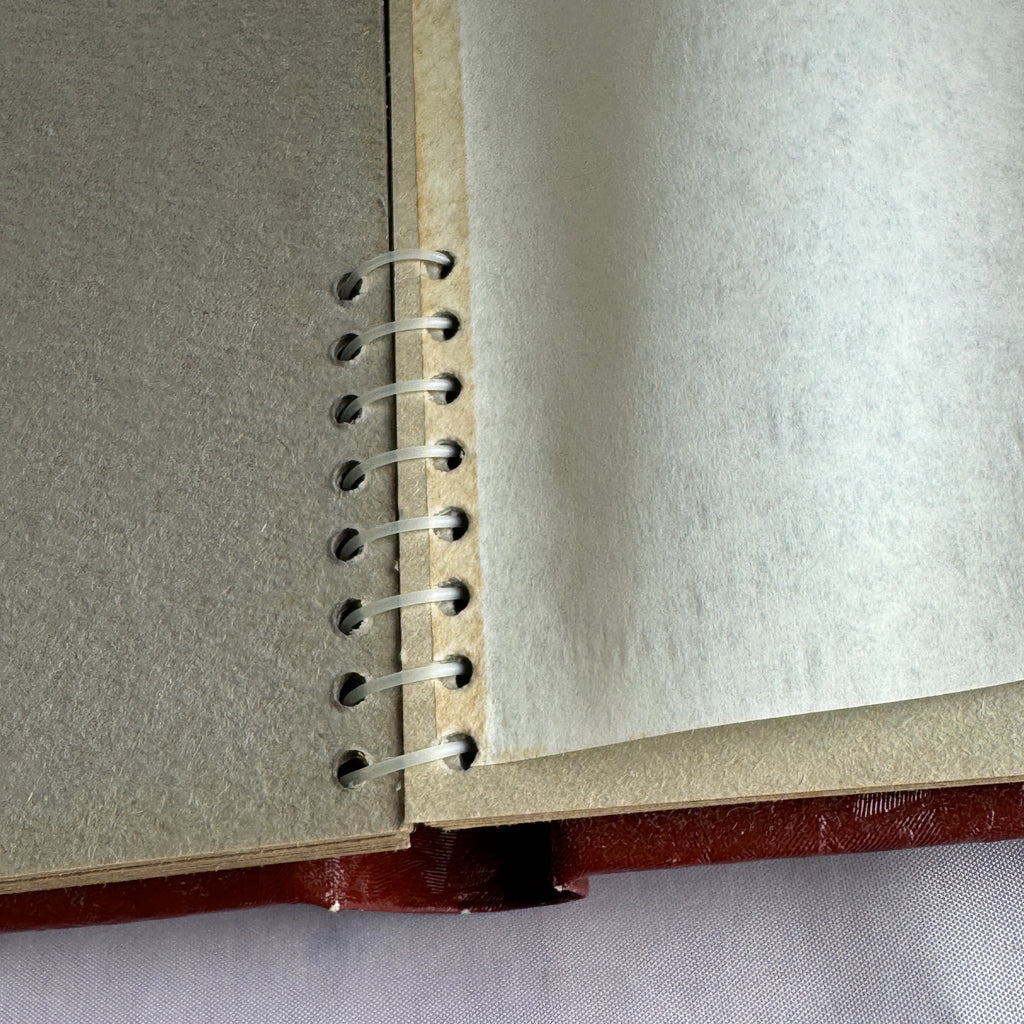 Soviet Photo Album by Latvijas Papīrs – Embossed Cover with Protective Interleaving Sheets
