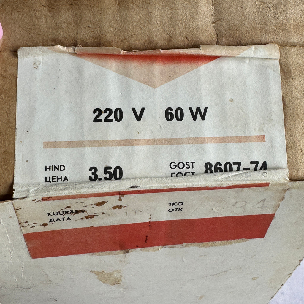 Space Age Pendant Ceiling Light in Original Box – NOS Eastern European Design