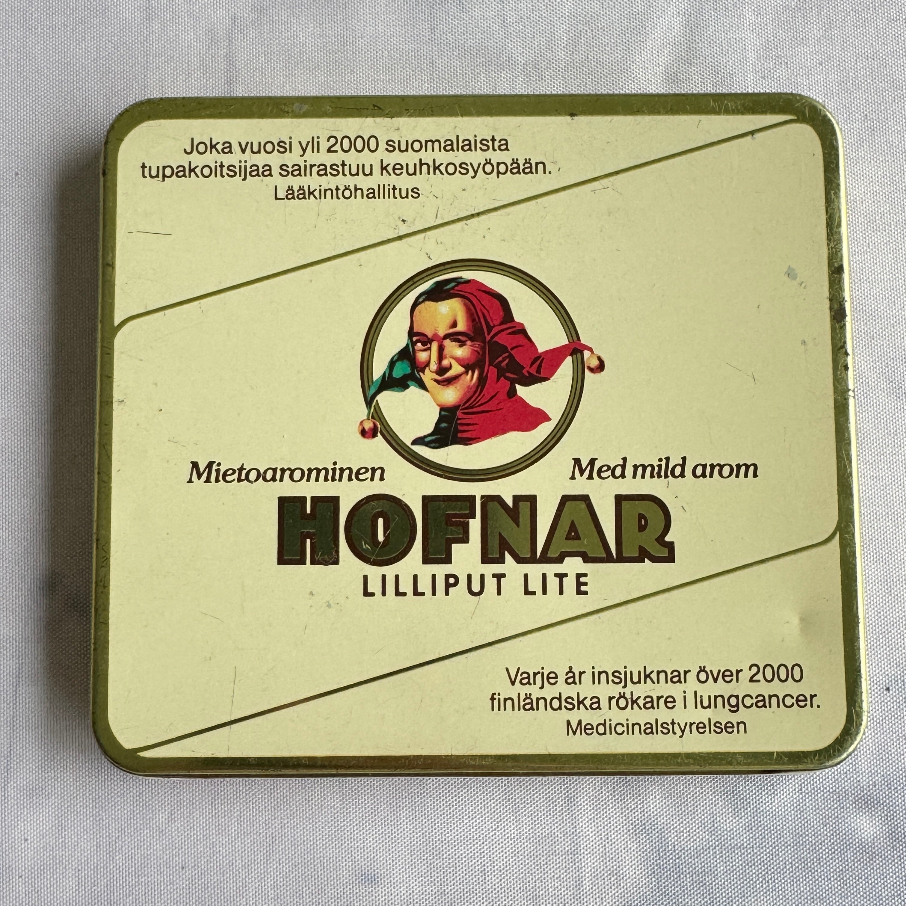 Vintage HOFNAR Lilliput Lite Cigarette Tin Box – Finland Oy Rettig
