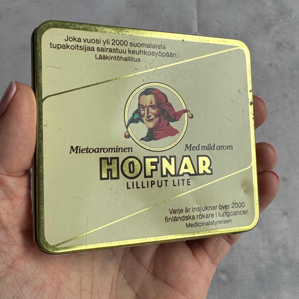 Vintage HOFNAR Lilliput Lite Cigarette Tin Box – Finland Oy Rettig