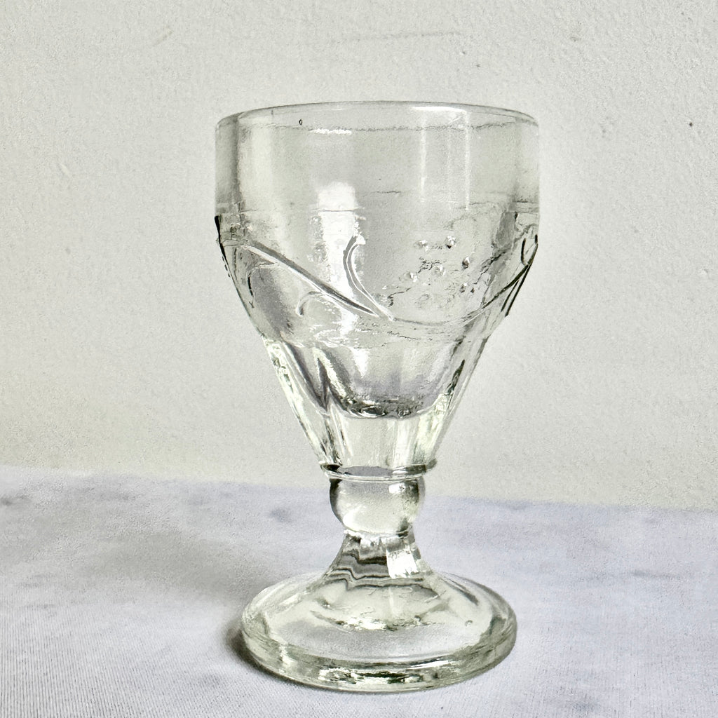 Vintage Estonian Tarbeklaas Seto Shot Glass – Soviet Era Pressed Glass Goblet