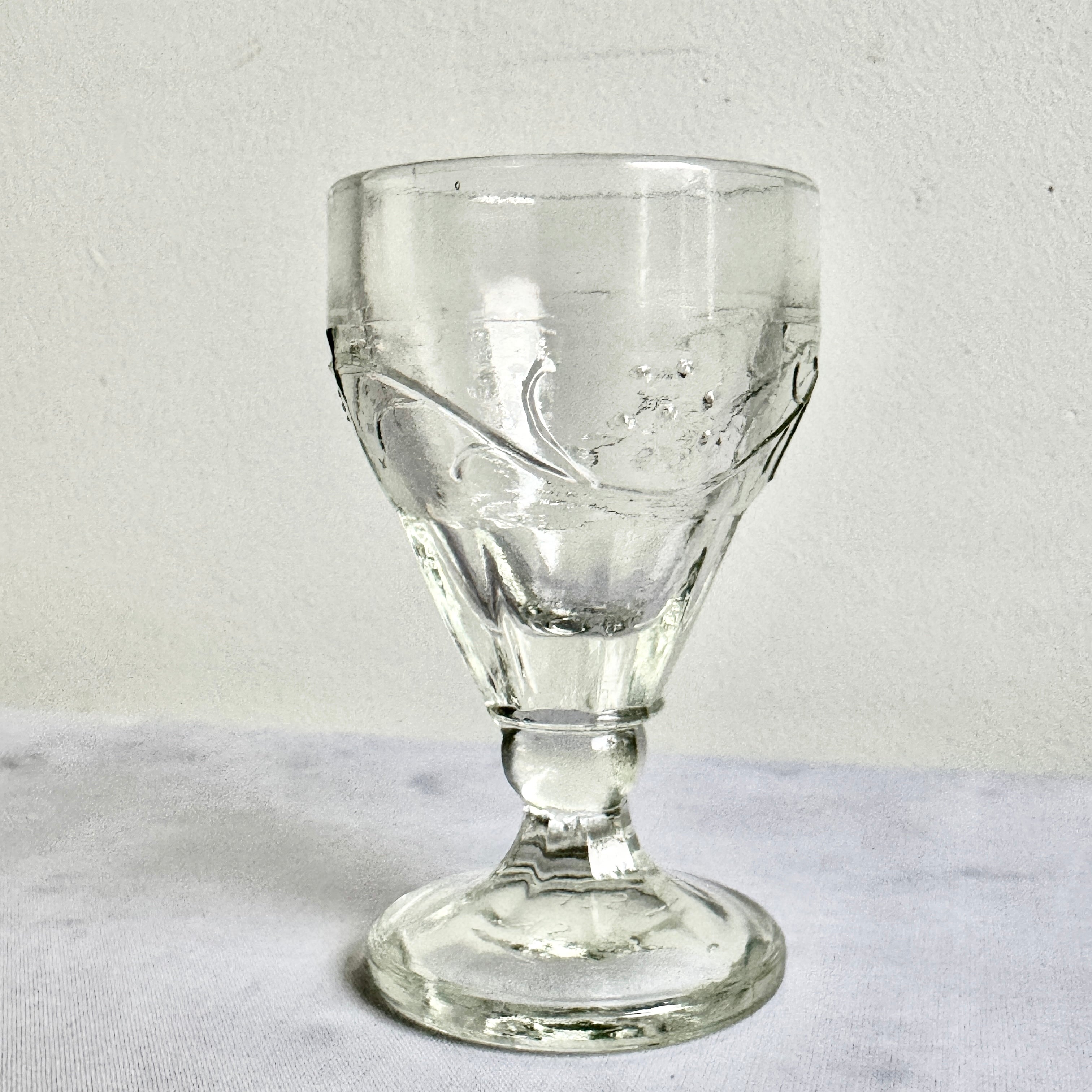 Vintage Estonian Tarbeklaas Seto Shot Glass – Soviet Era Pressed Glass Goblet