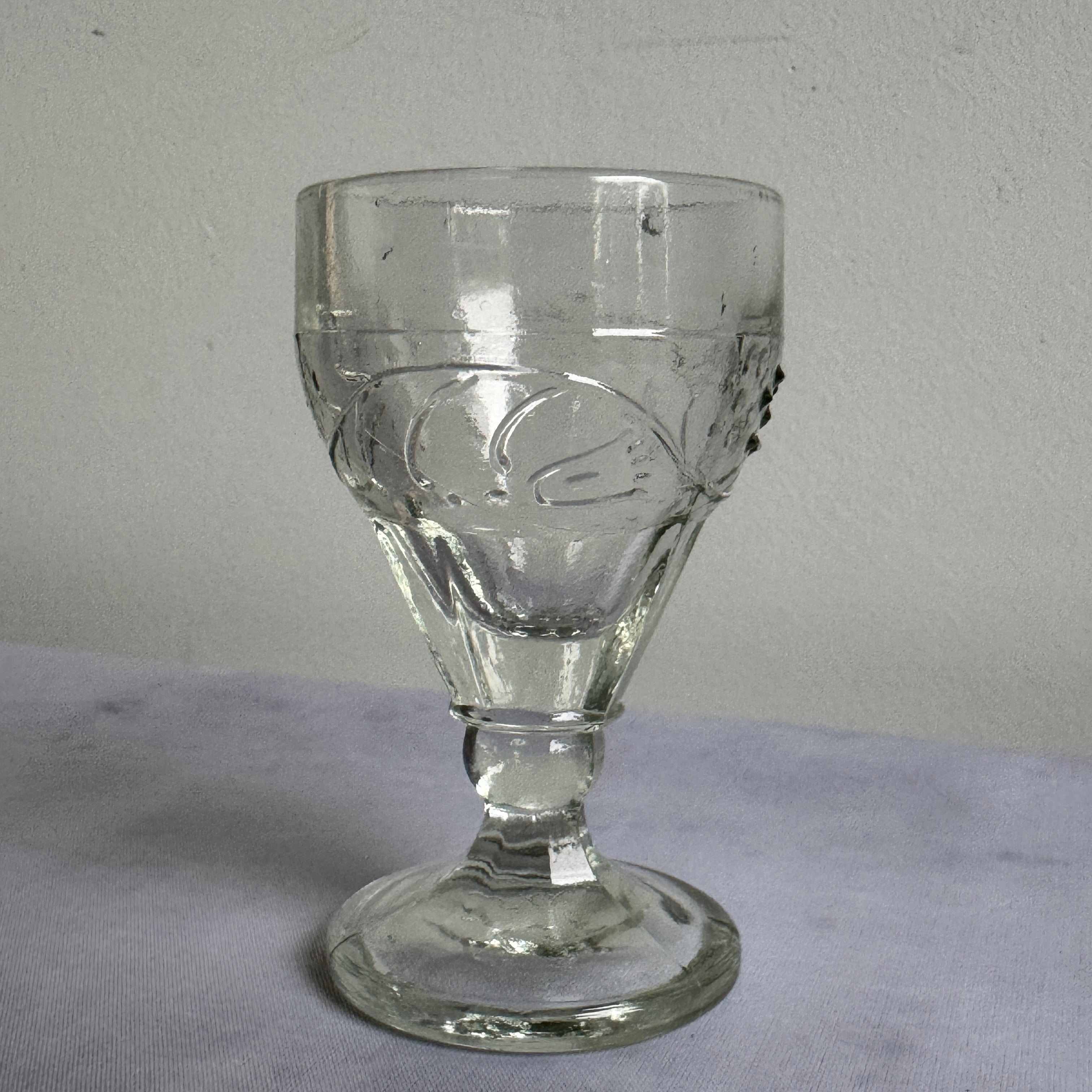 Vintage Estonian Tarbeklaas Seto Shot Glass – Soviet Era Pressed Glass Goblet