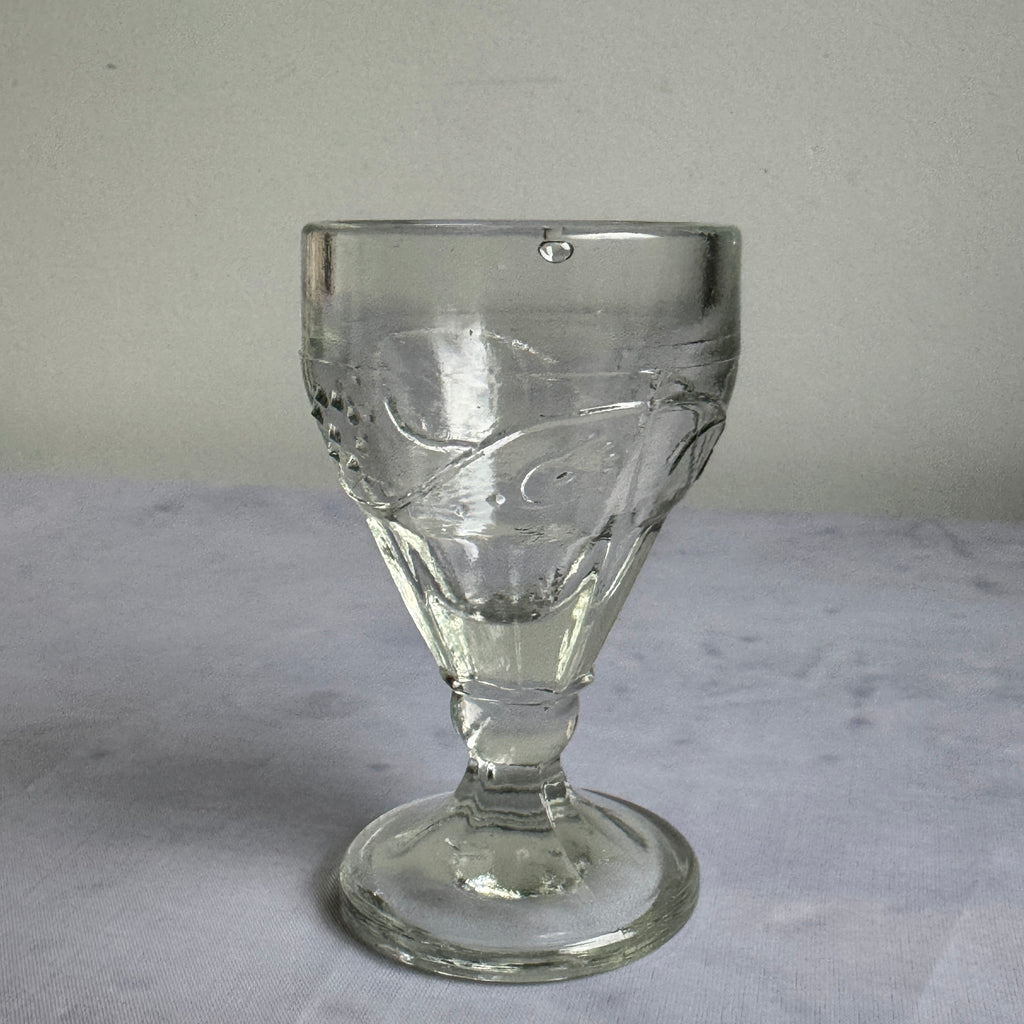 Vintage Estonian Tarbeklaas Seto Shot Glass – Soviet Era Pressed Glass Goblet