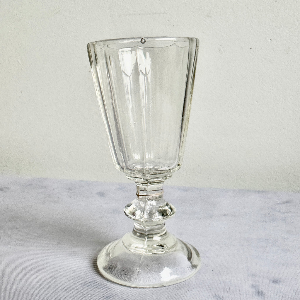 Antique Faceted Vodka Shot Glass c.1900–1930