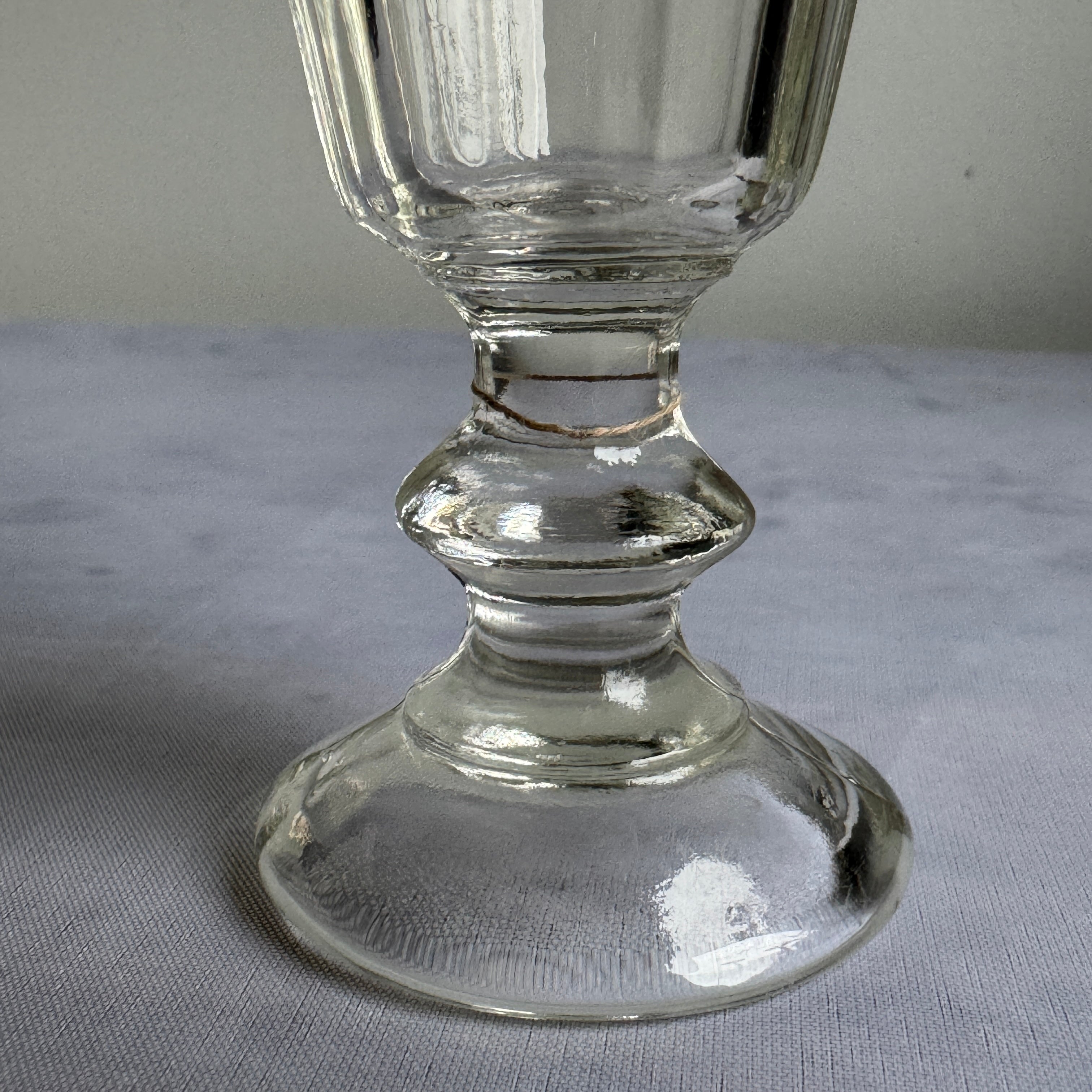 Antique Faceted Vodka Shot Glass c.1900–1930