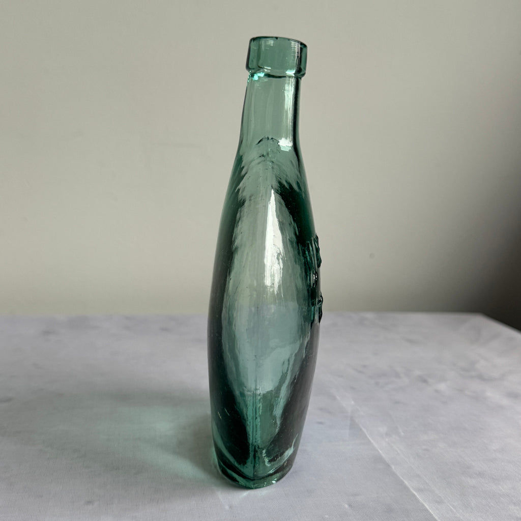 Pre-War Estonian Embossed Glass Bottle "KOIT" Tallinn c.1920–1940