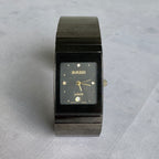 RADO Jubilé Swiss High-Tech Ceramic Quartz Watch – Black Dial, Date Display