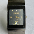 RADO Jubilé Swiss High-Tech Ceramic Quartz Watch – Black Dial, Date Display