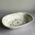 Antique Villeroy & Boch Dresden Blue Oval Serving Bowl VIL7, 26 cm