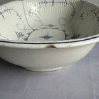 Antique Villeroy & Boch Dresden Blue Oval Serving Bowl VIL7, 26 cm